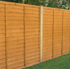 Dip Treated Overlap Fence Panel - (6 x 6ft / 6 x 5ft /6 x 4ft / 6 x 3ft)