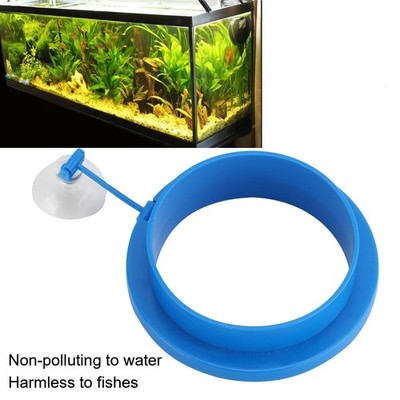 Fish Feeding Ring Aquarium Round Floating Food Circles for Fish Tanks Food