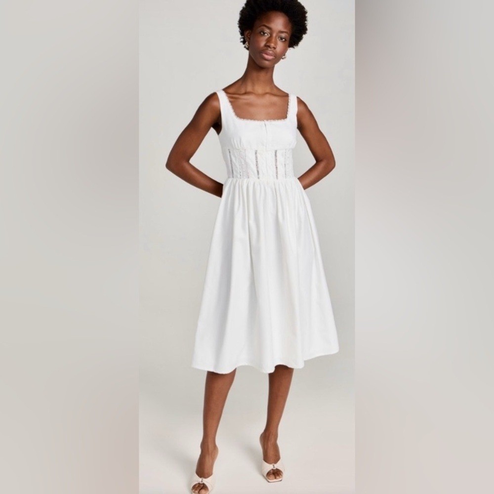 white christmas dresses White Eyelet Crawford Dress main image 0