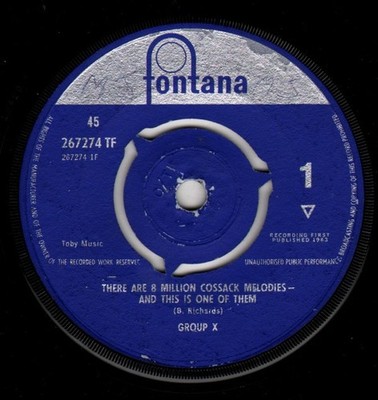 Group X  - There Are 8 Million Cossack Melodies - And This Is One Of Them (7''...