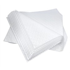 Heavyweight Oil Absorbing Pads,White Absorbing Heavy Weight Oil-Only Absorben...