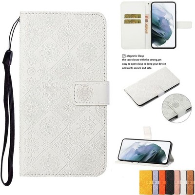 Leather Totem Wallet Phone Case For OPPO A78 A93 A17 A5 A6 Pro Find X9 Realme