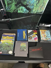 Nintendo NES la Batalla del Olimpo y StarTropics CIB Aut&eacute;nticos Juegos de rol OEM