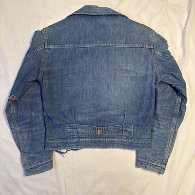 Vintage 1940s 50s Hercules Type 2 Blanket Lined Buckle Back Denim