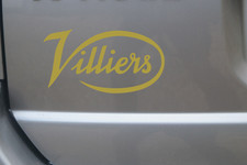 Villiers logo decal- car van trailer caravan stationary engine 2@ 10x5cm