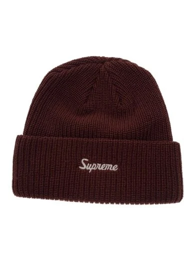 Supreme 24Fw Loose Gauge Beanie Free Acrylique Brw uni homme AEq53