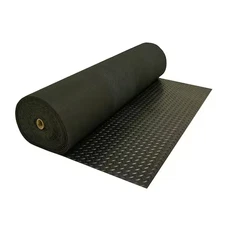 Home Gym Floor Mat Diamond Plate Rubber Roll Garage Golf Cart Truck Bed 4' X 3'