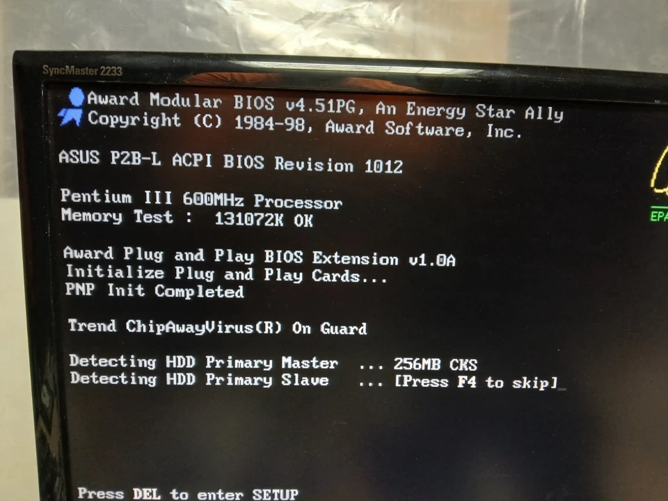 PENTIUM III 600E / 256 / 100 / 1.65V / S1 - SLOT 1 RETRO CPU - SL3H6- RARE ! - Image 3 of 4