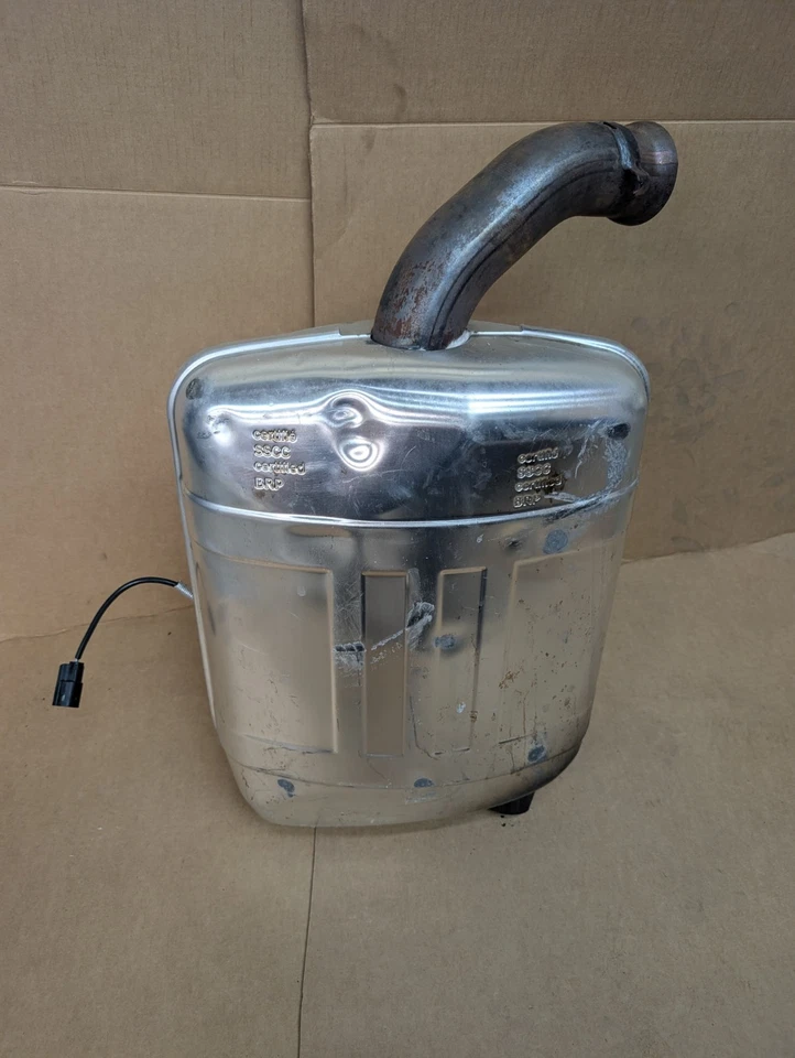 Skidoo 850 Etec Muffler With Temp Sensor OEM 514056358 - Image 2 of 4