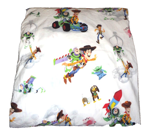 POTTERY BARN KIDS Disney Pixar Toy Story Buzz Light (1) FULL fitted SHEET 15"