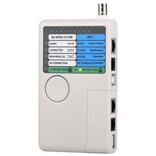 Portable Network Cable Tester with Carrying Case for RJ45 RJ11 USB BNC