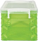 Super Stacker Index Card Box, 4 x 6 Inch Cards File Note Holder,...