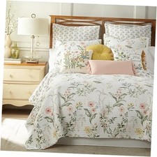 Viviana Reversible Full/Queen Quilt Set 88x92in with 2 Quilt - Full/Queen