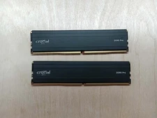 Crucial Pro 96GB DDR5 RAM Kit (2x48GB), 5600MHz (or 5200MHz or 4800MHz) Desktop