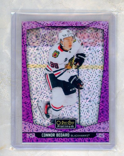 2024-25 O-Pee-Chee Platinum Violet Pixels #2 Connor Bedard /299