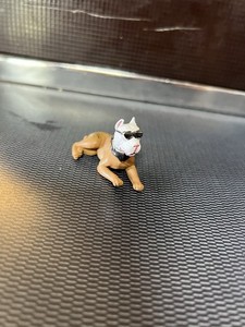 Pit Bull Terrier Dog Figurine Collectible with Sunglasses