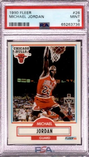 1990 Fleer "The Goat" Michael Jordan #26 PSA 9