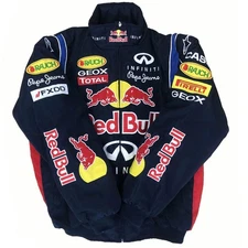 Vintage F1 Jacket for Red Bull Embroidered patches Unisex Racing Jacket