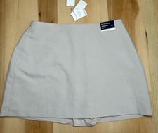 Abercrombie  Fitch Womens Scarlett Mini Skort Skirt Size Medium Beige NWT