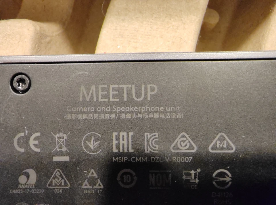 Logitech Meetup 4K Video Conferencing Camera- complete w/ac+remote+us - Image 2 of 4