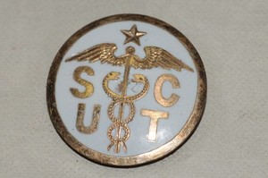 SCUT Fraternal Organization Lapel Pin Gold Filled 1915 Historical NOS *Old***