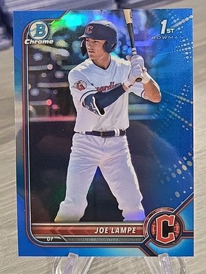 Joe Lampe 2022 Bowman Draft Chrome Blue Refractor /150 1st Bowman #BDC-67