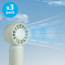 3-Pack Portable Mini USB Rechargeable Cooling Fan Outdoor Holiday Xmas Gifts