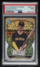 2023 Bowman Chrome Prospects Shimmer Refractor Ethan Salas PSA 9 MINT b4d