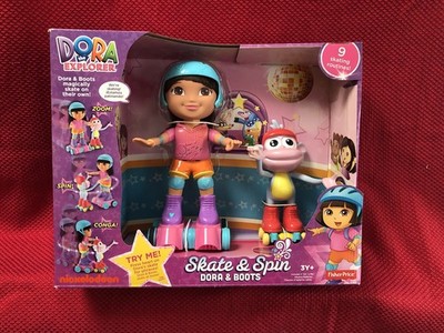 Fisher-Price Skate & Spin Dora The Explorer(X7137)- 2013 Ages 3+ NIP