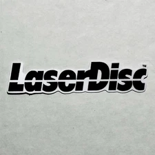 LaserDisc Logo Sticker - 2.5” Matte Finish - Reproduction - Free & Fast Shipping