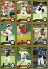 2011 Topps Pro Debut GOLD ROBBIE ERLIN #36/50 Rangers