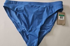 NIKE Swim High Waisted Blue Bikini Bottom SIZE XL   NWT