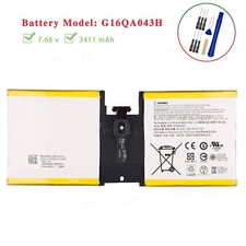 Replacement Battery G16QA043H For Microsoft Surface Go 10'' 1824 Tablet  Tool