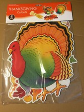 THANKSGIVING BEISTLE 4CT CUTOUTS 13.75" X 15.25" 2001