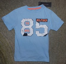 Tommy Hilfiger Boys Blue Short Sleeve T-Shirt - Size 4 - NWT