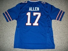 JOSH ALLEN Unsigned Custom Buffalo Sewn New Football Jersey Szs S-3XL All Colors