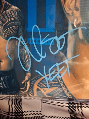 8 Of 10! Rare! WWE 16X20 Jey Uso Artprint Signed By Jey Uso -YEET