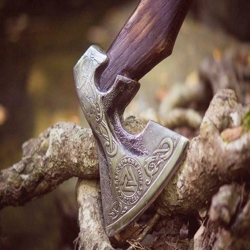 Handmade Corban Steel Viking Axe - Picture 1 of 5