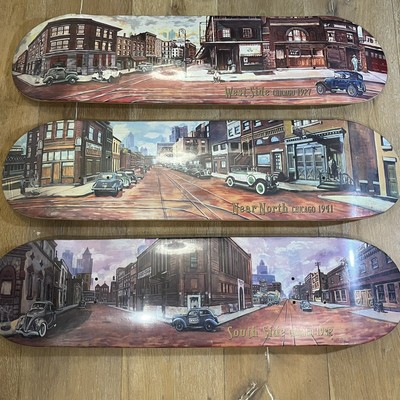 1920 1930 1940 Chicago Series 3 Skateboard Wall Art Series Never Released