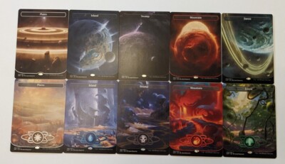Unfinity Borderless Planetary & Orbital Art Lands - One of Each