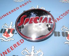 1946-1949 Buick Special Chrome Bumper Emblem. Front Or Rear. Free Shipping 1946-1949 Buick Special Chrome Bumper Emblem. Front Or Rear. Free Shipping