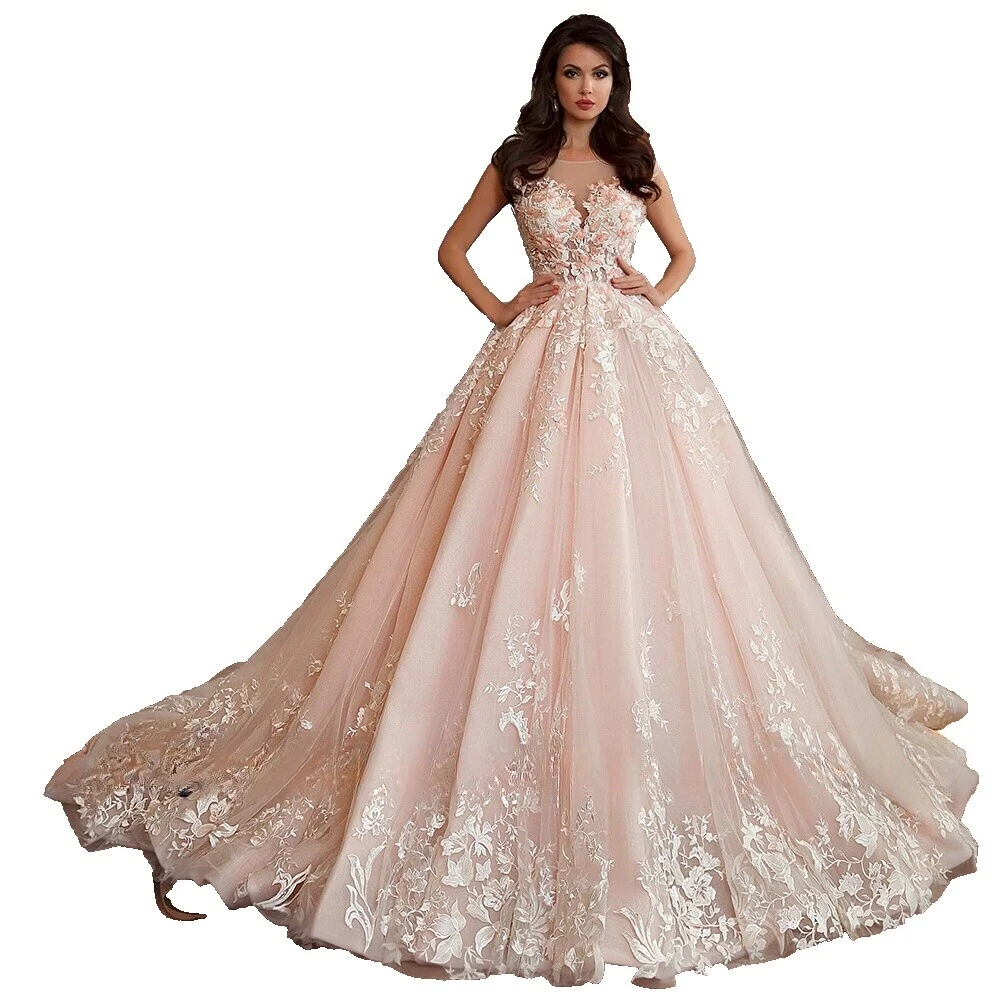 Lace Short Sleeve Wedding Dresses