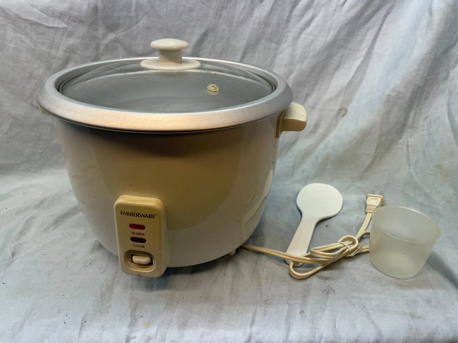 FarberWare Rice Cooker with Measuring Cup, Spatula and Grate 10 cup