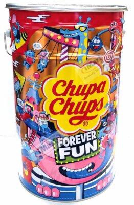 1000x CHUPA CHUPS Lollipops Mega Tin Assorted Candy Sweets Lollies
