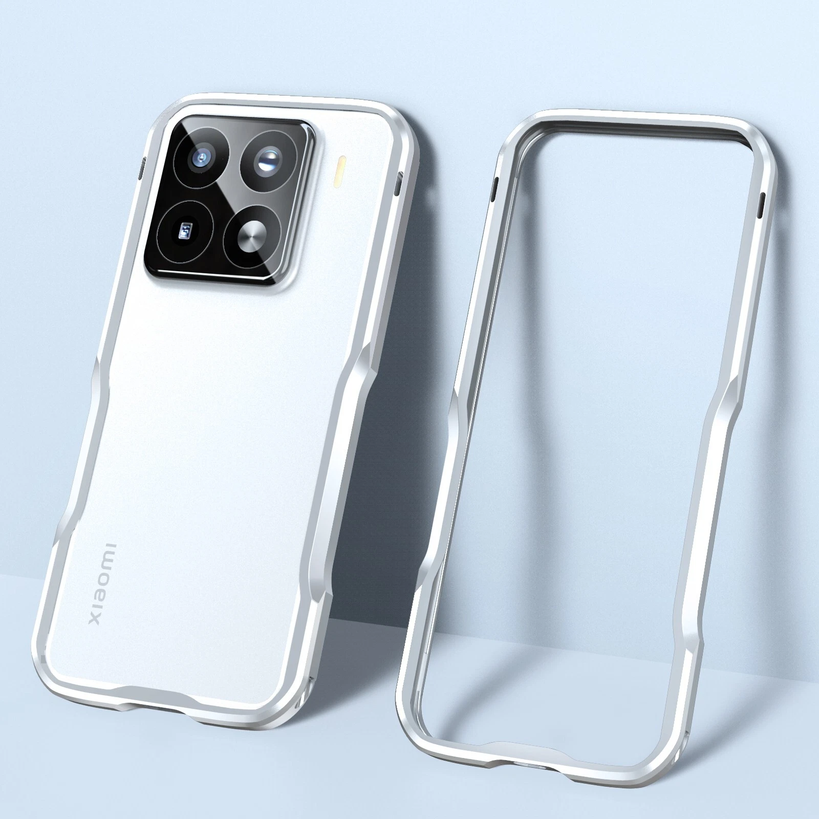 LUPHIE Armor Aluminum Metal Frame Bumper Shockproof Case For Xiaomi 15 Pro , 15 - 第 4 张/共 9 张