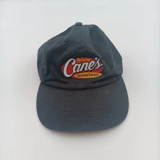 Raising Cane's Chicken Fingers Black Adjustable Cap Hat Snapback