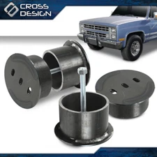 Universal Front Air Ride Bag Brackets Kit Cups 4.5" OD Fits Chevy Car Truck