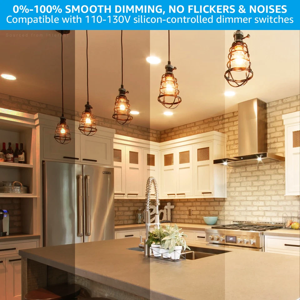 A19 Vintage Light Bulbs, Edison Bulb Dimmable, Squirrel Cage Filament Bulb - Image 2 of 4