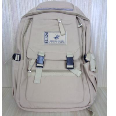 Beverly Hills Polo Club BHPC Backpack Tan Cushioned Straps