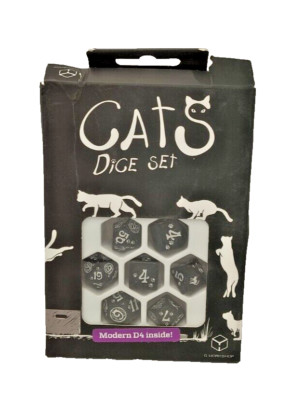 Neu OVP - CATS Modern Dice Set: Waffle - Würfelset - 2.Wahl